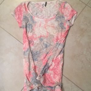 Anthropologie pastel short sleeve shirt